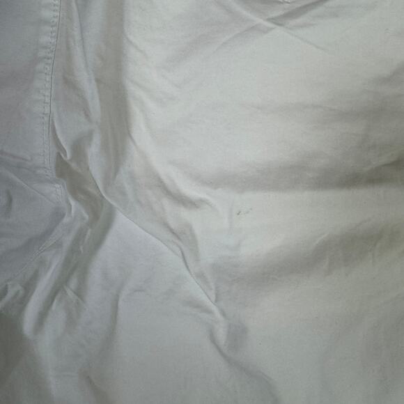 J.Crew 9" Portsider Stretch Chino Short Mens 36 White Zip Fly Lightweight Cotton - Picture 7 of 10